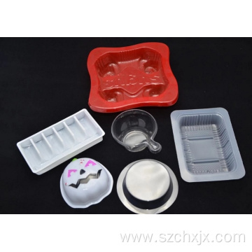 Blister vacuum formed plastic machine